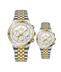 iShopping - Timezone Navitimer Diver Watch For Men Two Tone Golden (TZ-1323L)