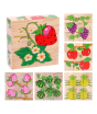 iShopping - Planet X Universal Wooden Cubic Blocks Fruits Puzzle (PX-11963)