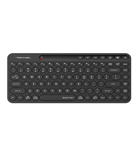 iShopping - A4Tech Mini Bluetooth Wireless Rechargeable Keyboard Black (FBK36C-AS)