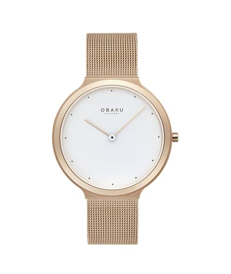 iShopping - Obaku Satin Lille Watch For Women's Rose Gold (V269LXVWMV)