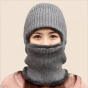 iShopping - SS Mart Winter Cap and Neck For Unisex - Grey