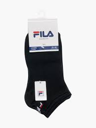 iShopping - Fila Trainer Socks Low Rise Lowcut Socks for Men Black - 2 Pair Set