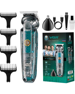 VGR Rechargeable USB-C Men Beard Trimmer - (V-949)