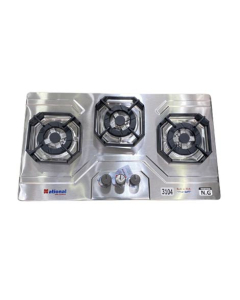 Stainless Steel 3 Burners NG Gas Hob (3104)