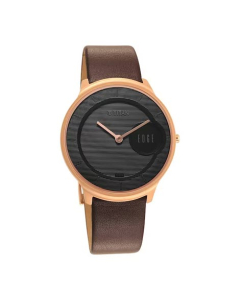 Titan Edge Baseline Collection Men's Leather Watch - Brown (1843WL03)