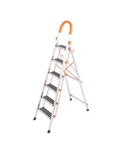 Promax Aluminium Folding Ladder Stool - 6 Step
