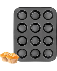Promax Cupcake Baking Tray - 12pcs