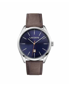Lacoste Leather Men's Watch Brown (2010910)