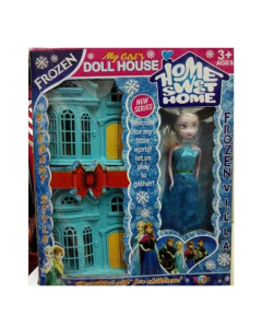 M Toys Frozen Doll House With Doll for Girls