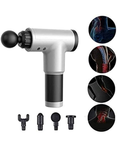 Ferozi Traders Muscle Massager Gun Silver
