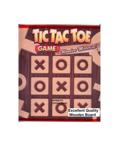Afreeto Tic Tac Toe on Wooden Board Game