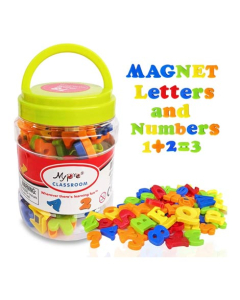 Afreeto Magnetic Alphabet Letters and Numbers for Toddlers - 78Pcs