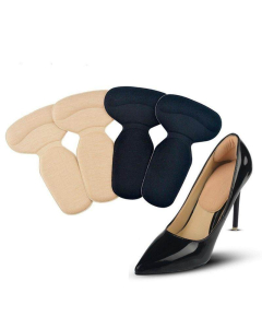 Ferozi Traders High Heels T-Shape Insoles For Shoes Beige