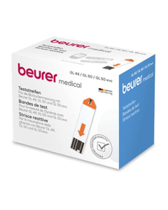 Beurer Test Strips For GL 44 /GL 50/GL 50 Evo - 50 Strips (463.04)