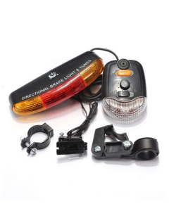 Ferozi Traders LED Bicycle Turn Signal / Brake Light With Horn