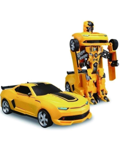 Rg Shop Kids Interchangeable Direct Robot Car-Yellow