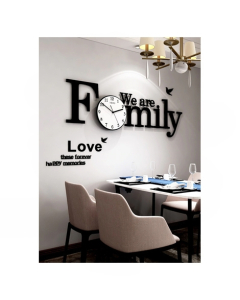 Abdullah`s Fashion 3D Wooden Wall Clock