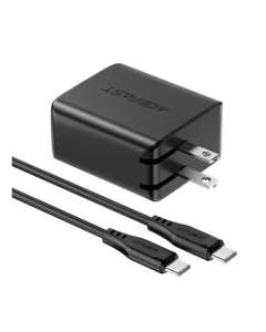 Acefast 65W 3 Port Charger With USB C to USB C Cable Black (ACE-0003)