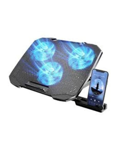 Muzamil Store F2 Plus Gaming Cooler Pad Black