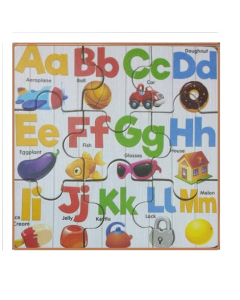 Afreeto ABC Wooden Jigsaw Puzzles For Kids