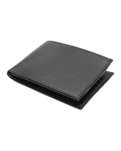 Afreeto Goat Black Leather Wallet For Men