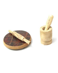 Afreeto Mini Wooden Roti Maker Toy For Kids