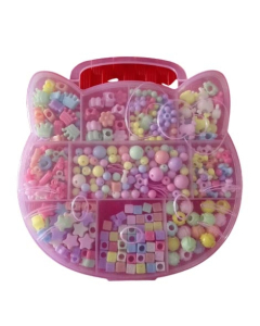 M Toys Hello Kitty Shaped Beads Set For Girls