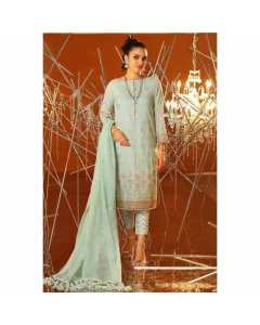 Al Karam Festive Collection 2020 3 Piece (FC-10D-20-Blue)