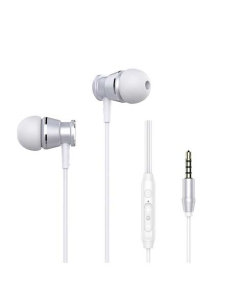 Al Medina Lot Metal In-Ear Handsfree White