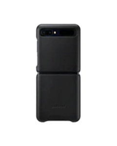 Samsung Galaxy Z Flip 3 Genuine Leather Cover Case - Black