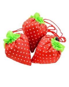M.Mart Portable Folding Strawberry Bag (Pack Of 3)