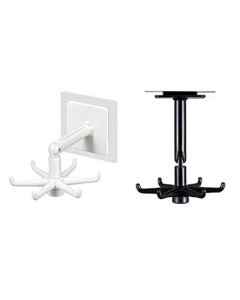M.Mart Wall Mounted Six Hooks Storage Rack