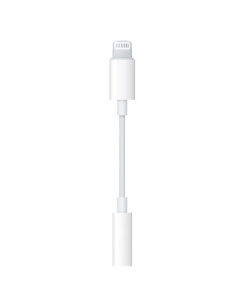 Apple Lightning to 3.5 mm Headphone Jack Adapter White