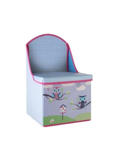 Premier Home Owl Storage Box & Seat For Kids (1901694)