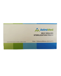 Astramed Self Sealing Sterilization Pouches 200Pcs - 135mm x 280mm