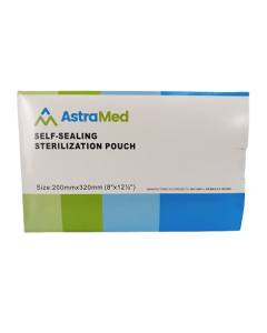 Astramed Self Sealing Sterilization Pouches 200Pcs - 200mm x 320mm