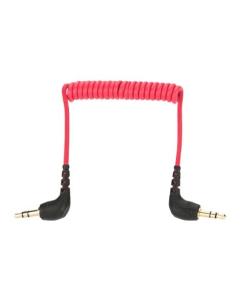 Rode SC2 Right-Angle 3.5mm TRS Coiled Patch Cable Pink