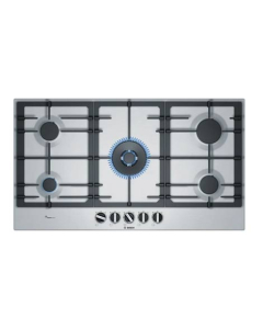 Bosch 5 Burner Stainless Steel Gas Hob - (PCR9A5B90)