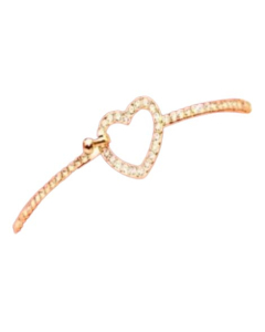 Scenic Accessories Golden Heart Metal Bangle (SAB-037)