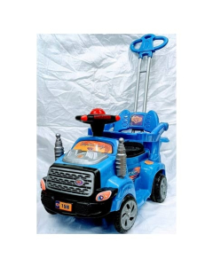 Easy Shop 2 In 1 Push and Pull Baby Car and Stroller - Blue