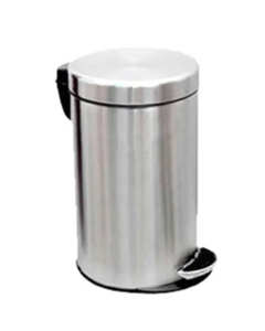 Easy Shop 12 Liter Hydraulic Steel Pedal Dustbin