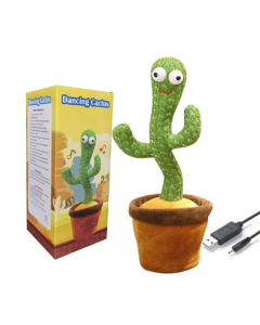 Easy Shop Dancing and Talking Rechargeable Cactus for Babies Fun