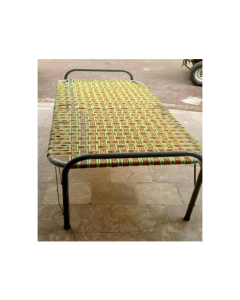 Easy Shop Heavy Gauge Pipe Folding Bed Charpai
