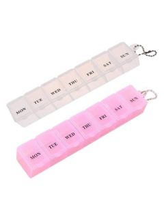 Easy Shop 1 Week Pill Organzer Box in Partiotion