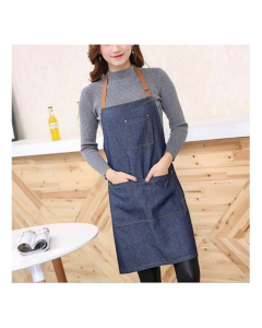 Easy Shop Smart Denim Apron For Kitchen Cooking