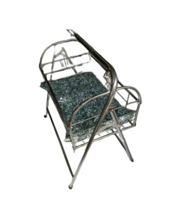 Easy Shop Silver Chrome Bearing Dolly Cradle with Mattress