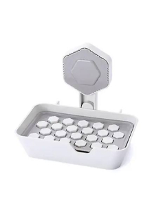 Easy Shop Wall Mounted Double Tray Soap Dish Holder