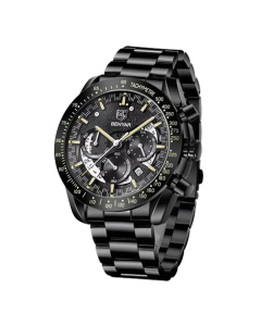 Benyar Date Chronograph Edition Stainless Steel Men's Watch Black (by-5120-7)