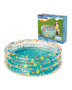 Bestway Sea Life Transoapernt 3 Rings Pool (51045)