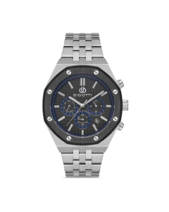 Bigotti Stainless Steel Men's Watch Silver (BG.1.10332-2)